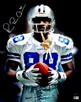 Michael Irvin Autographed 16x20 Photo Dallas Cowboys Spotlight Beckett BAS Witness Stock #234545