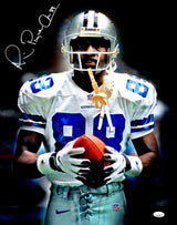 Michael Irvin Autographed 16x20 Photo Dallas Cowboys Spotlight JSA Stock #234546