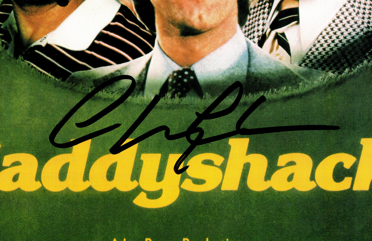 Chevy Chase Autographed 11x17 Movie Poster Caddyshack Beckett BAS Witness Stock #234643