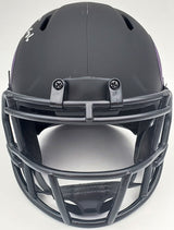 Warren Moon Autographed Minnesota Vikings Eclipse Black Mini Helmet "HOF 06" MCS Holo Stock #197050