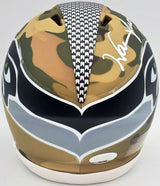 Warren Moon Autographed Seattle Seahawks Camo Mini Helmet "HOF 06" MCS Holo Stock #197051