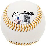 Ron Guidry Autographed Official Gold Glove Baseball New York Yankees "5X Gold Glove" Beckett BAS Stock #197059