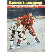 Stan Mikita Bill Gadsby Signed Sports Illustated Magazine Cover PSA