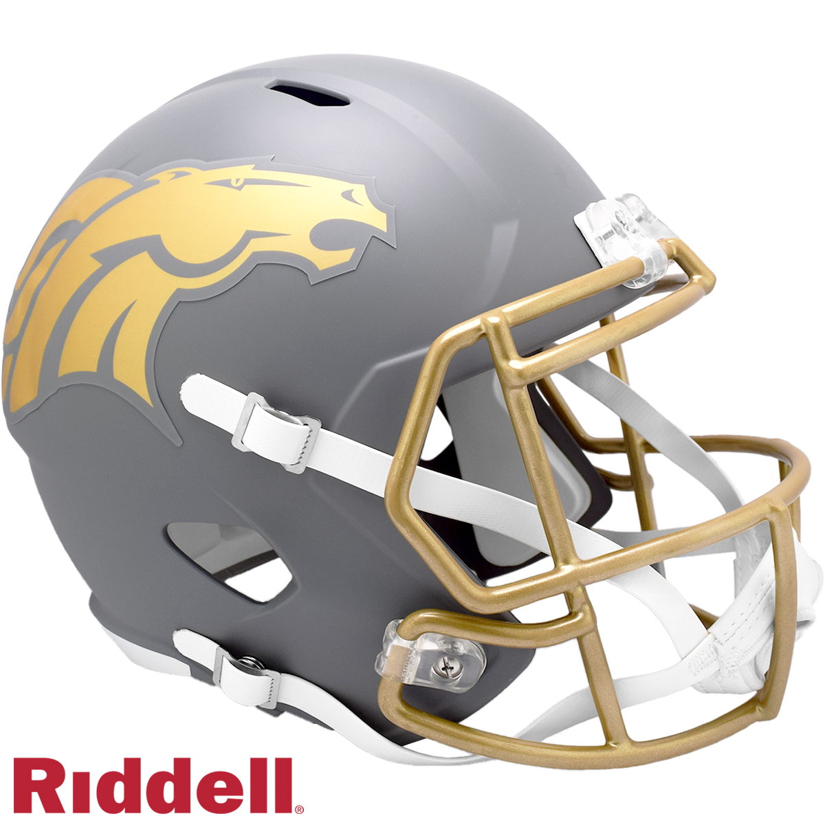 Denver Broncos Slate Speed F/S Replica Football Helmet