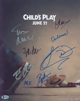 Child's Play (9) Lewis, Matheson, Consiglio, +6 Signed 11x14 Photo BAS #A57541