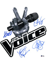 The Voice (4) Lee, Vosbury, Champlin & Wolpert Signed 11x14 Photo BAS #A57550
