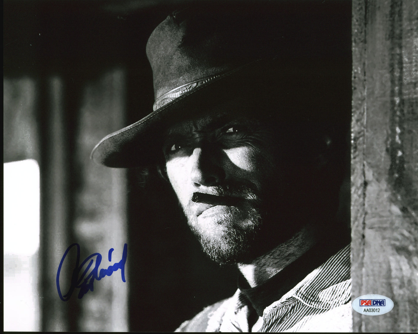 Clint Eastwood The Good, the Bad and the Ugly Signed 8x10 Photo PSA/DNA #AA03012
