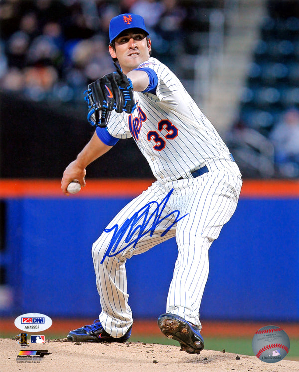 Matt Harvey Autographed 8x10 Photo New York Mets PSA/DNA #AB49957
