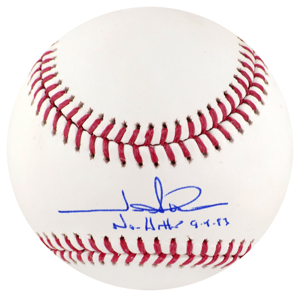 Jim Abbott Signed Rawlings Official MLB Baseball w/No Hitter 9-4-93