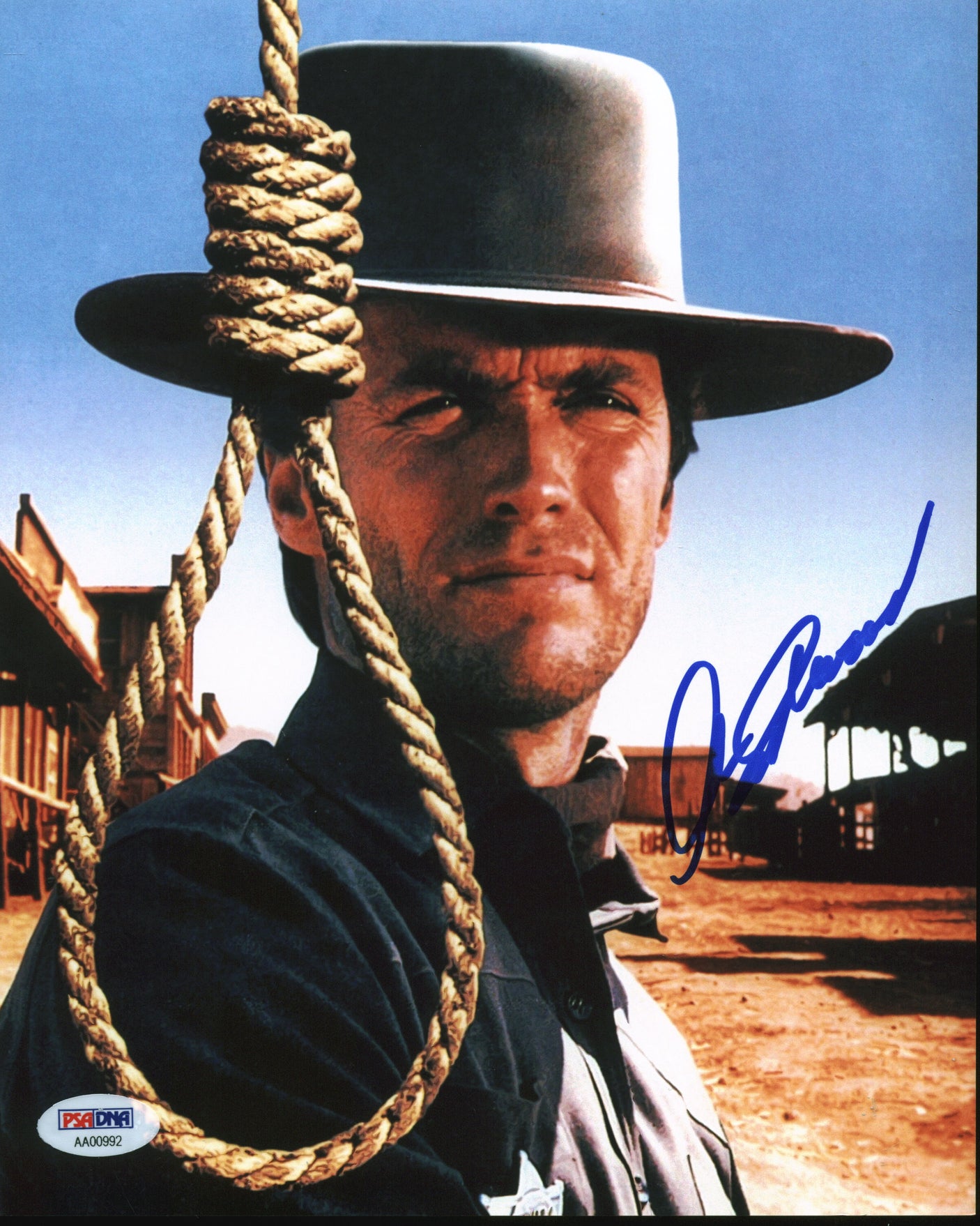 Clint Eastwood Good, the Bad & the Ugly Signed 8x10 Photo Auto 10! BAS #AC26953