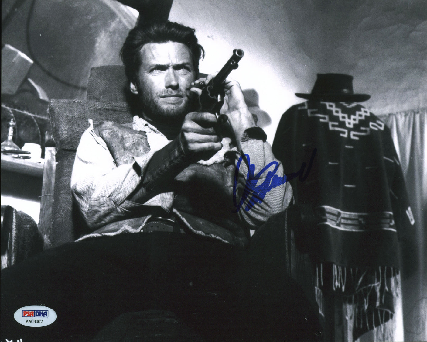 Clint Eastwood Good, the Bad & the Ugly Signed 8x10 Photo Auto 10! BAS #AC26971