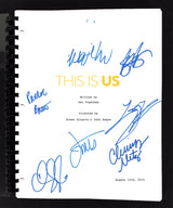 This Is Us Cast (7) Metz, Sullivan, Hartley, +4 Signed Movie Script BAS #AC33456