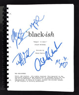 Black-ish Cast (5) Anderson, Shahidi, Martin +2 Signed Movie Script BAS #AC33458