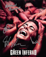 The Green Inferno (4) Sabara, Izzo, Burns & Roth Signed 8x10 Photo BAS #AC33468