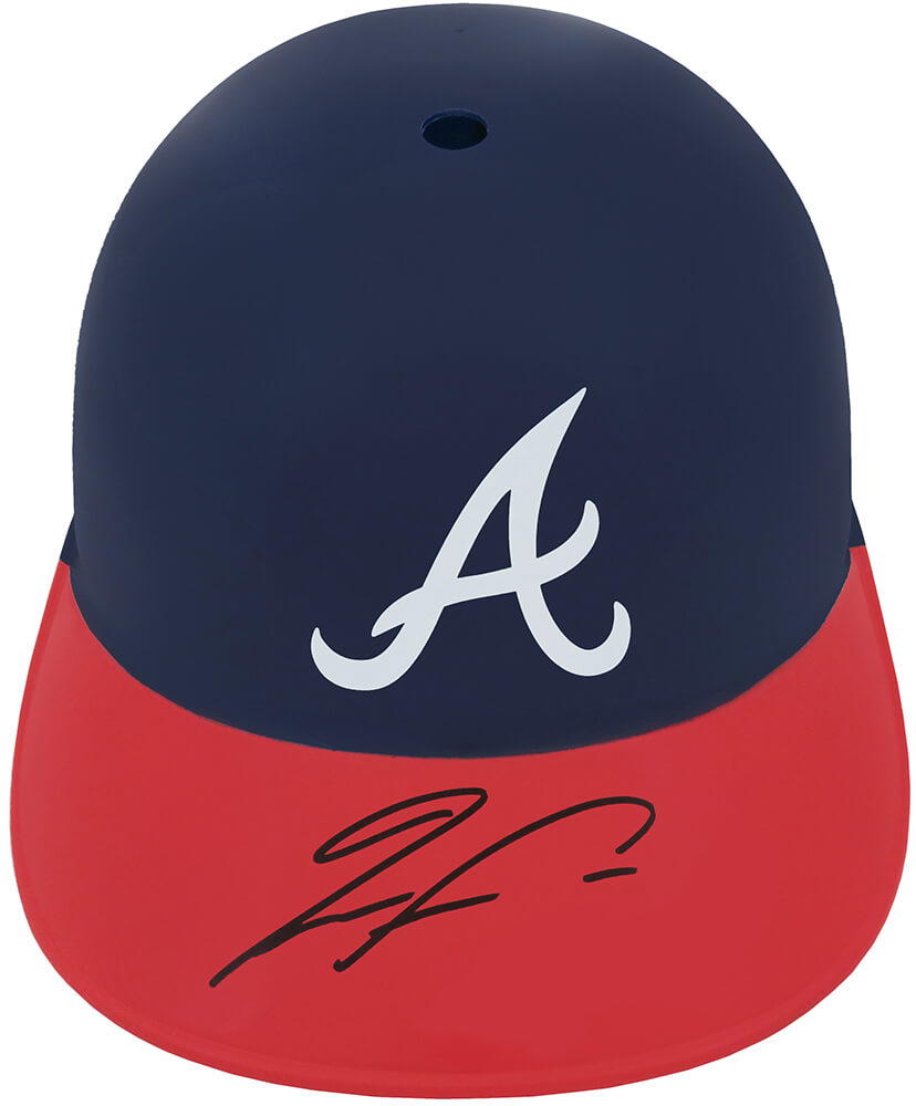 Ronald Acuna Jr Signed Braves Souvenir Replica Batting Helmet