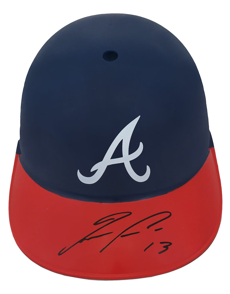 Ronald Acuna Jr Signed Atlanta Braves Souvenir Replica Batting Helmet (Beckett)
