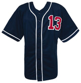 Ronald Acuna Jr. Signed Navy Custom Baseball Jersey - (Beckett)