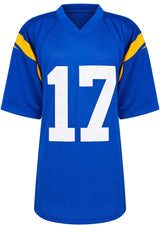 Davante Adams Signed Blue Custom Football Jersey - (Beckett)