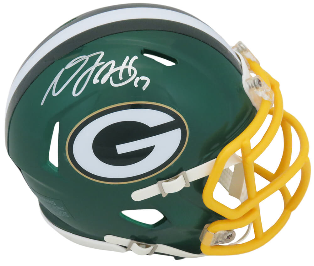 Davante Adams Signed Green Bay Packers FLASH Riddell Speed Mini Helmet