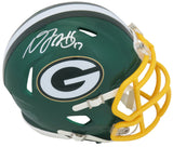 Davante Adams Signed Green Bay Packers FLASH Riddell Speed Mini Helmet
