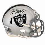 Davante Adams Signed Las Vegas Raiders Riddell Speed Mini Helmet - (Beckett)
