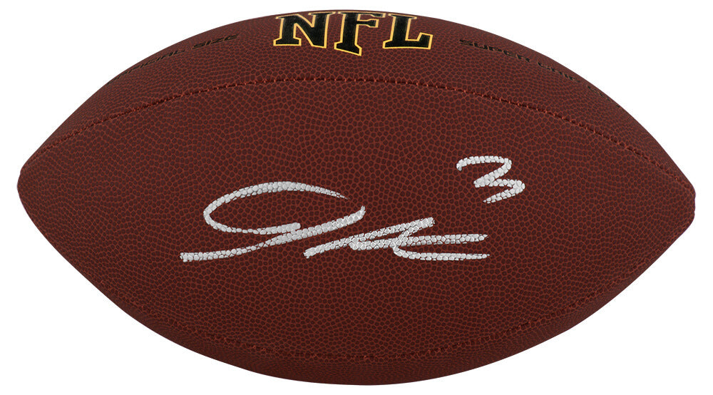 Jordan Addison Signed Wilson Super Grip Full Size NFL Football