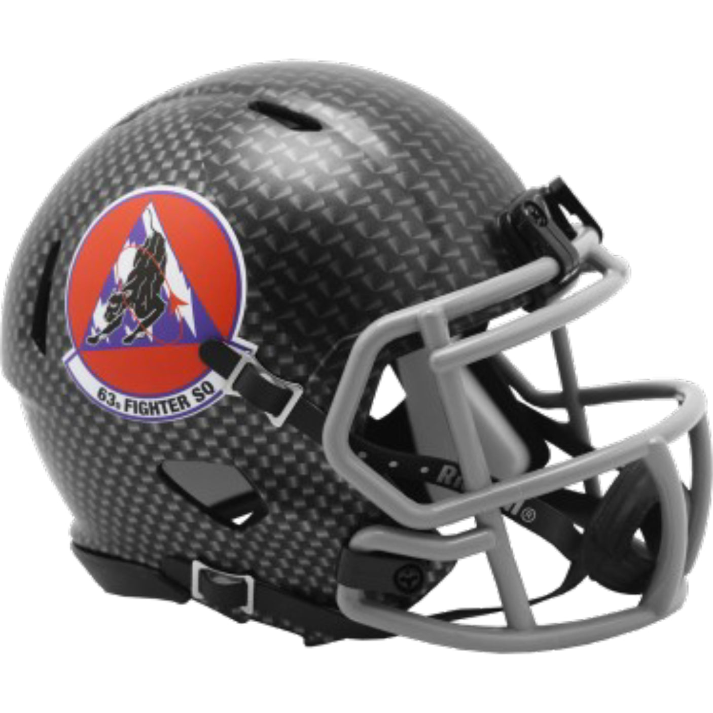 Air Force Falcons 63rd Fighter Squadron Limited Edition NCAA Mini Speed Football Helmet