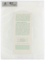Muhammad Ali Signed Islamic Brochure Series No.8 Green 9x3 Pamplet - (Beckett Encapsulated)