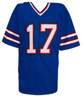 Josh Allen Signed Blue Custom Football Jersey - (Beckett)