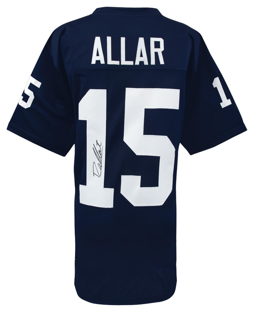 Drew Allar Signed Navy Custom College Football Jersey