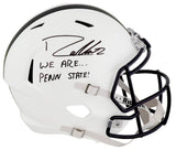 Drew Allar Signed Penn State Riddell Full Size Speed Replica Helmet w/We Are Penn State