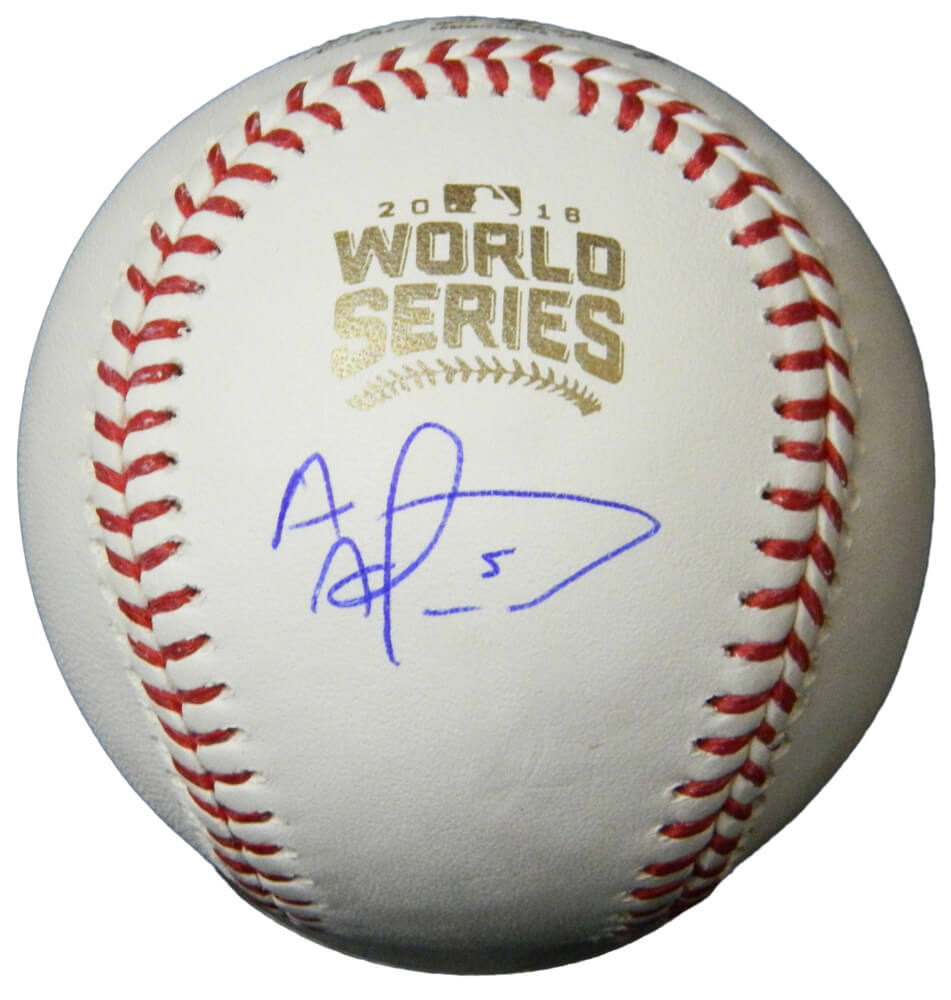 Albert Almora Jr Signed Rawlings 2016 World Series Baseball
