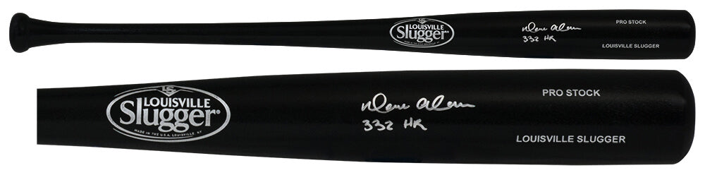 Moises Alou Signed Louisville Slugger Pro Stock Black Baseball Bat w/332 HRs