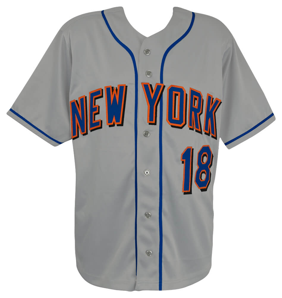Moises Alou Signed Grey Custom Baseball Jersey