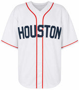 Jose Altuve Signed White Custom Baseball Jersey