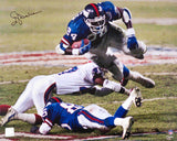 Ottis Anderson Signed New York Giants Super Bowl XXV Action vs Bills 16x20 Photo - (In Black)