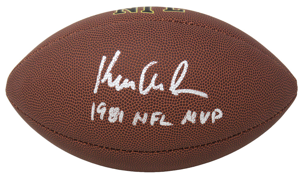Ken Anderson Signed Wilson Super Grip Full Size NFL Football w/1981 MVP