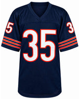 Neal Anderson Signed Navy Custom Football Jersey - (Beckett)