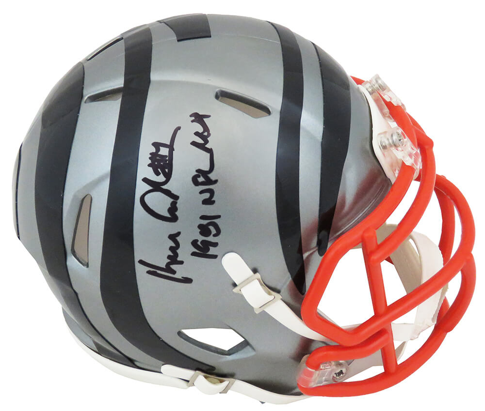 Ken Anderson Signed Cincinnati Bengals FLASH Riddell Speed Mini Helmet w/1981 NFL MVP