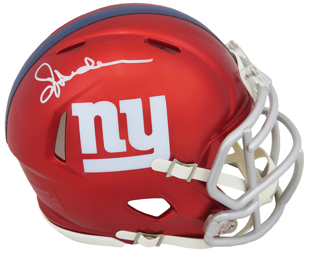Ottis Anderson Signed New York Giants FLASH Riddell Speed Mini Helmet