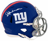 Ottis Anderson Signed New York Giants (Current Stye) Riddell Speed Mini Helmet