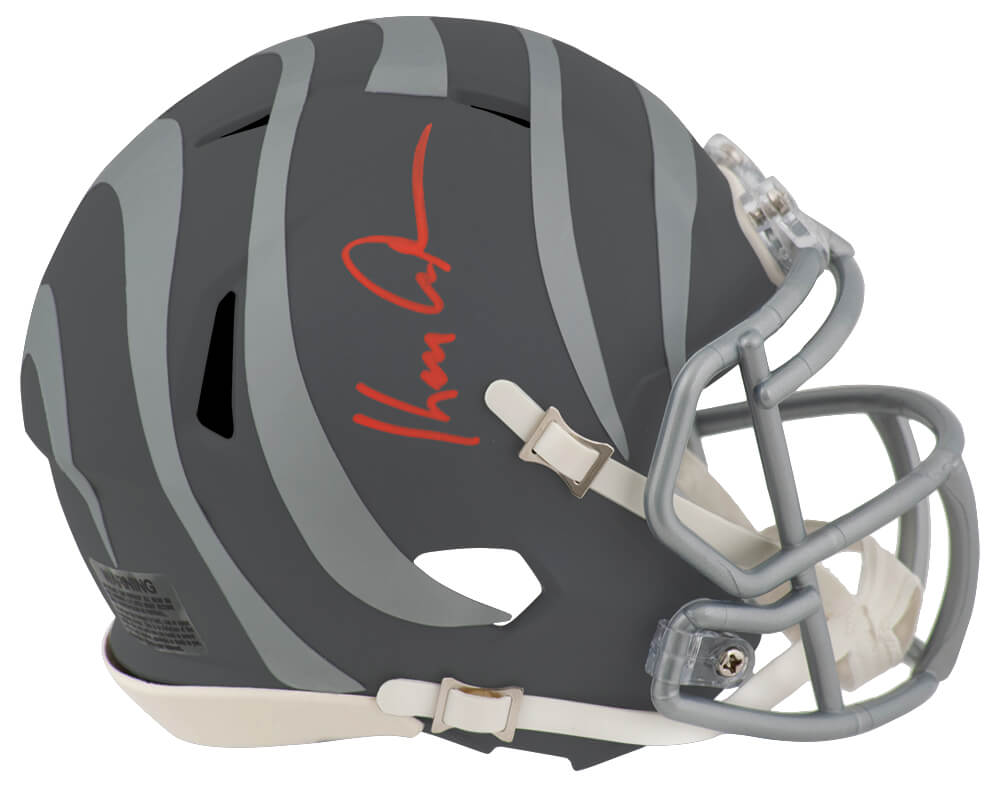 Ken Anderson Signed Cincinnati Bengals SLATE Riddell Speed Mini Helmet