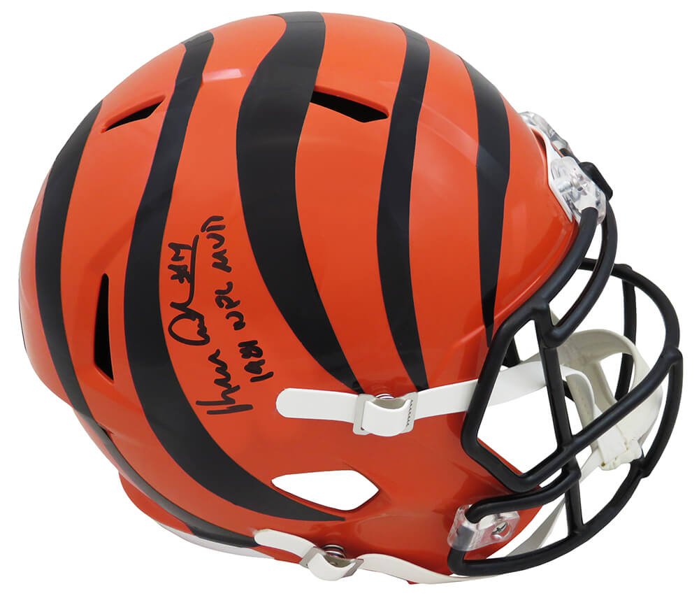 Ken Anderson Signed Cincinnati Bengals Riddell Full Size Speed Replica Helmet w/1981 NFL MVP