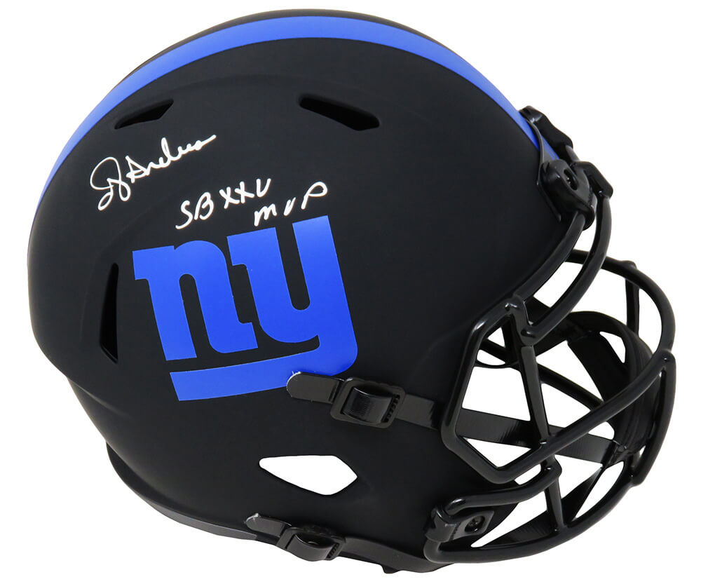 Ottis Anderson Signed New York Giants Eclipse Riddell Full Size Speed Replica Helmet w/SB XXV MVP