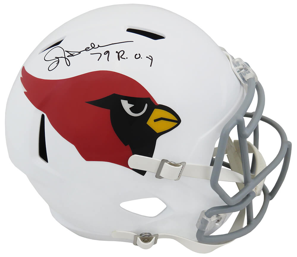 Ottis Anderson Signed Cardinals Throwback Riddell Full Size Speed Replica Helmet w/79 ROY