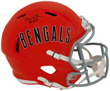Ken Anderson Signed Cincinnati Bengals Throwback Riddell Full Size Speed Replica Helmet w/81 MVP