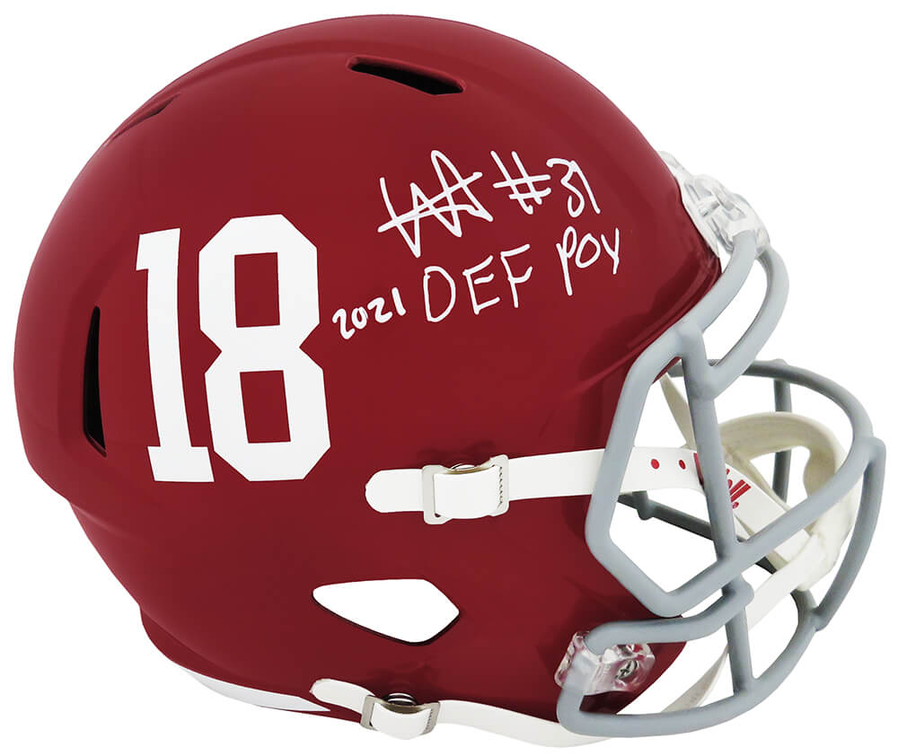 Ottis Anderson Signed New York Giants Riddell Full Size Speed Replica Helmet w/SB XXV MVP - (In White)
