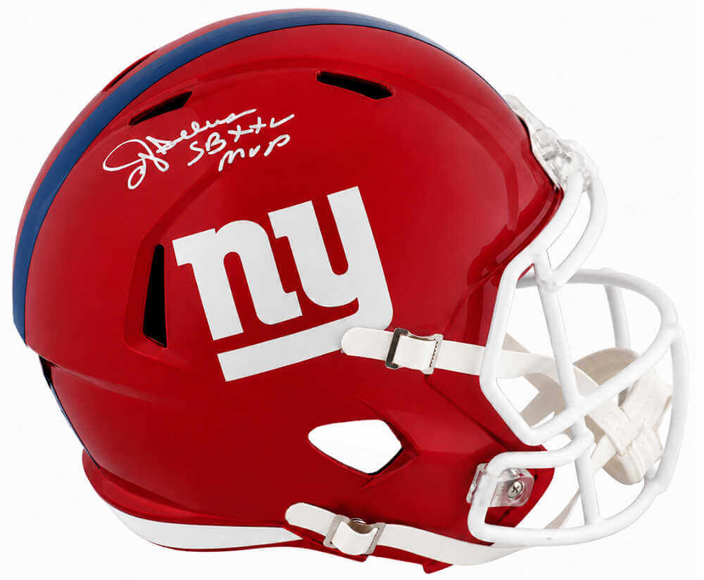 Ottis Anderson Signed New York Giants FLASH Riddell Full Size Speed Replica Helmet w/SB XXV MVP - (In White)