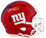 Ottis Anderson Signed New York Giants FLASH Riddell Full Size Speed Replica Helmet w/SB XXV MVP - (In White)