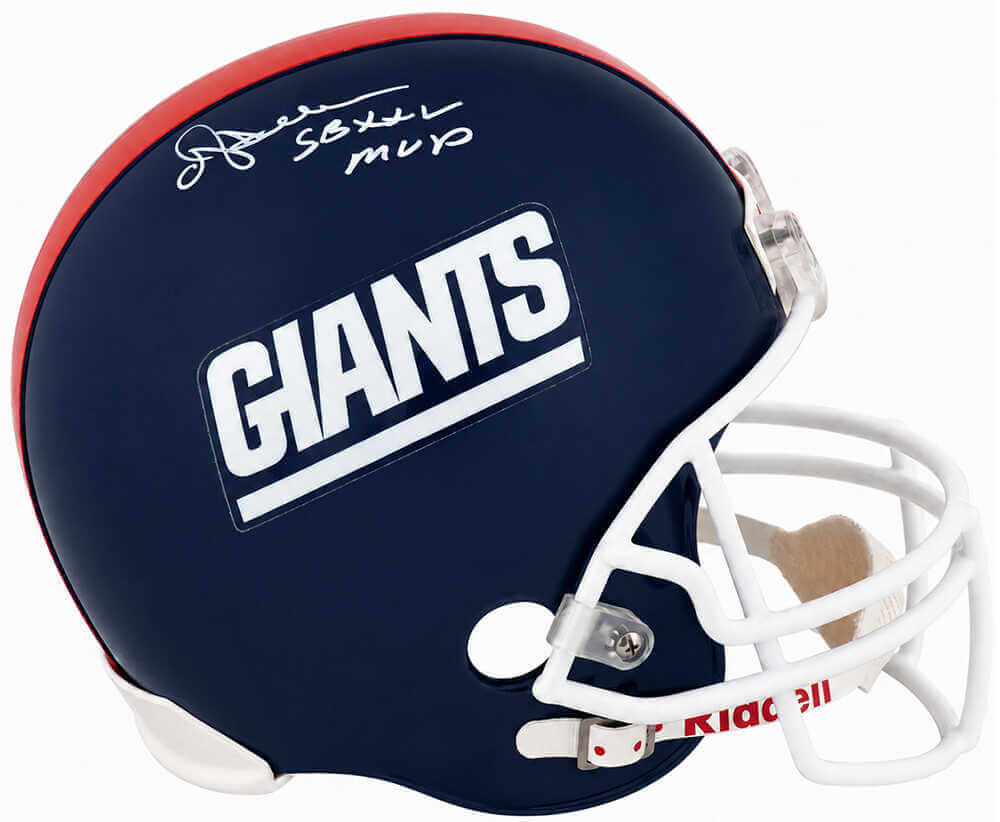 Ottis Anderson Signed New York Giants Throwback Riddell Full Size (VSR4) Replica Helmet w/SB XXV MVP - (In White)
